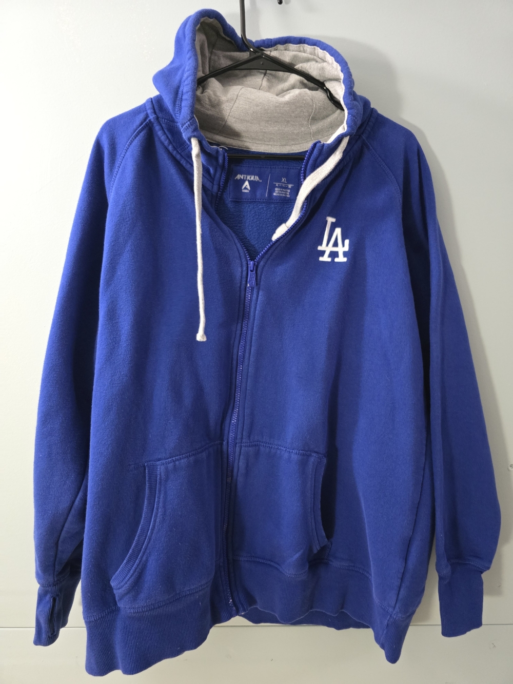 Los Angeles Dodgers Blue Full-Zip Hoodie Jacket Womens